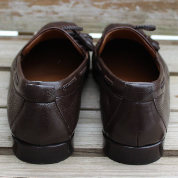 Elegant Brown Leather Loafers - Picture 4 of 10